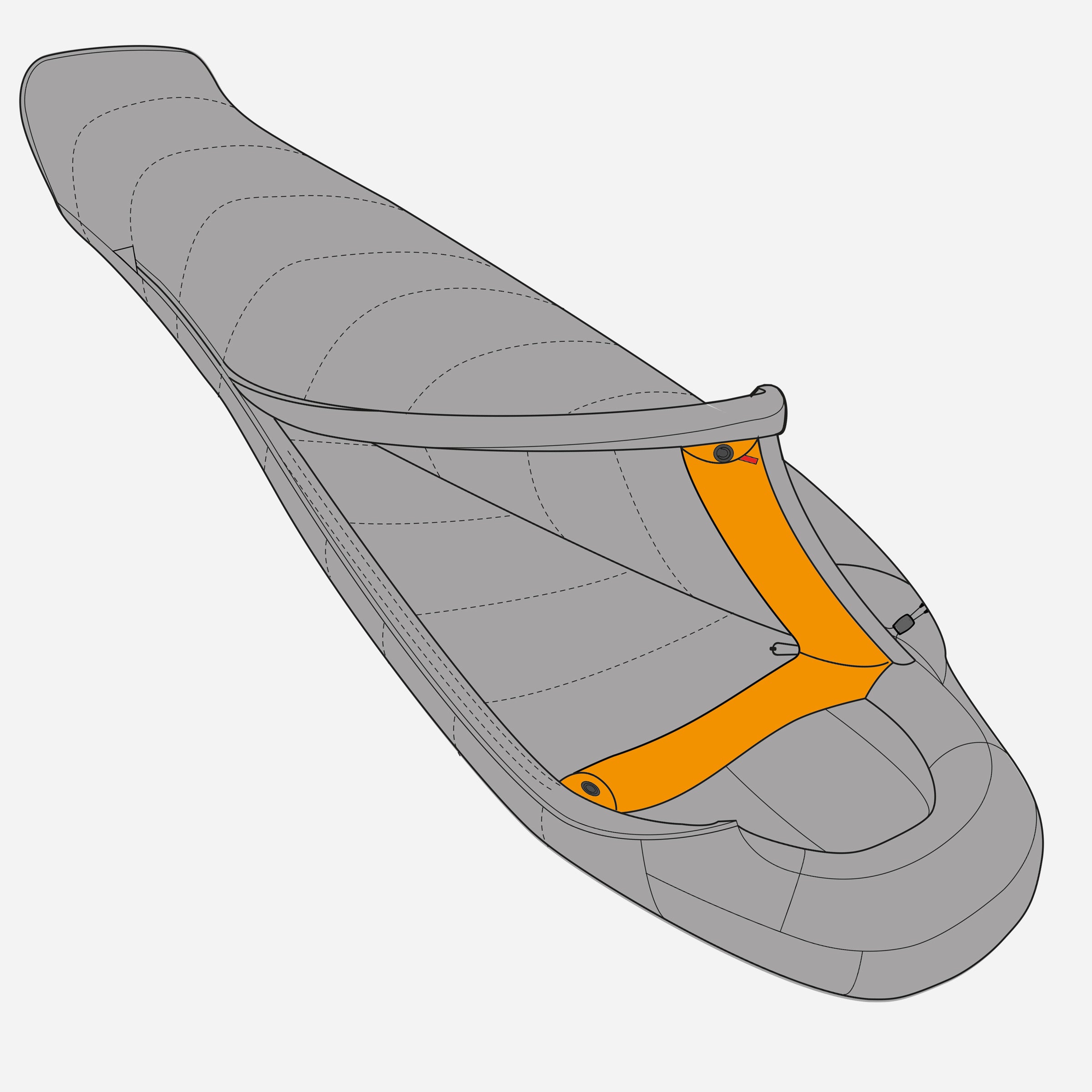 Top Schlafsack Mountain Equipment Redline XL LZ / unbenutzt